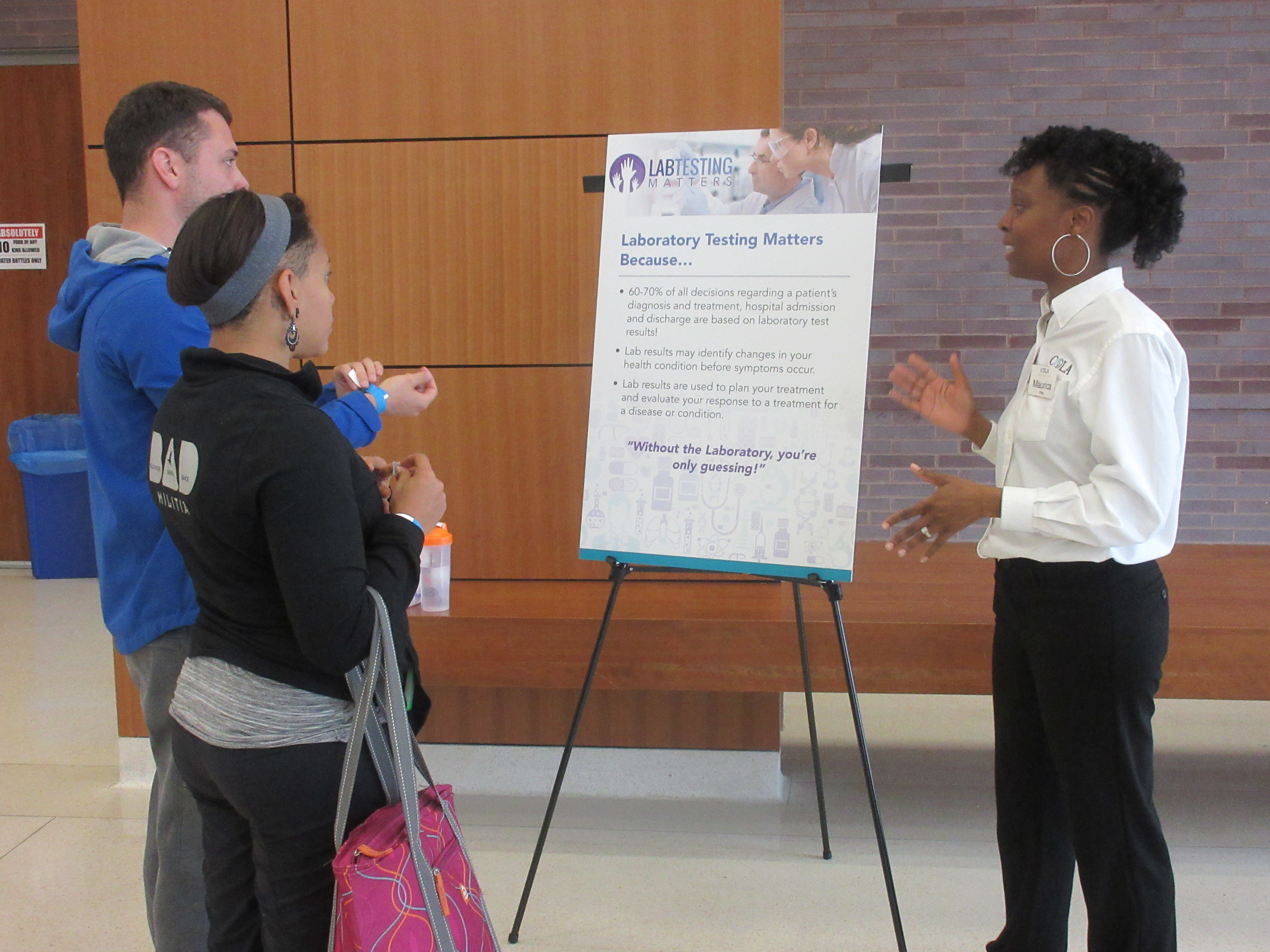 COLA HOSTS LABORATORY FORUM FOR ALLIED HEALTH STUDENTS