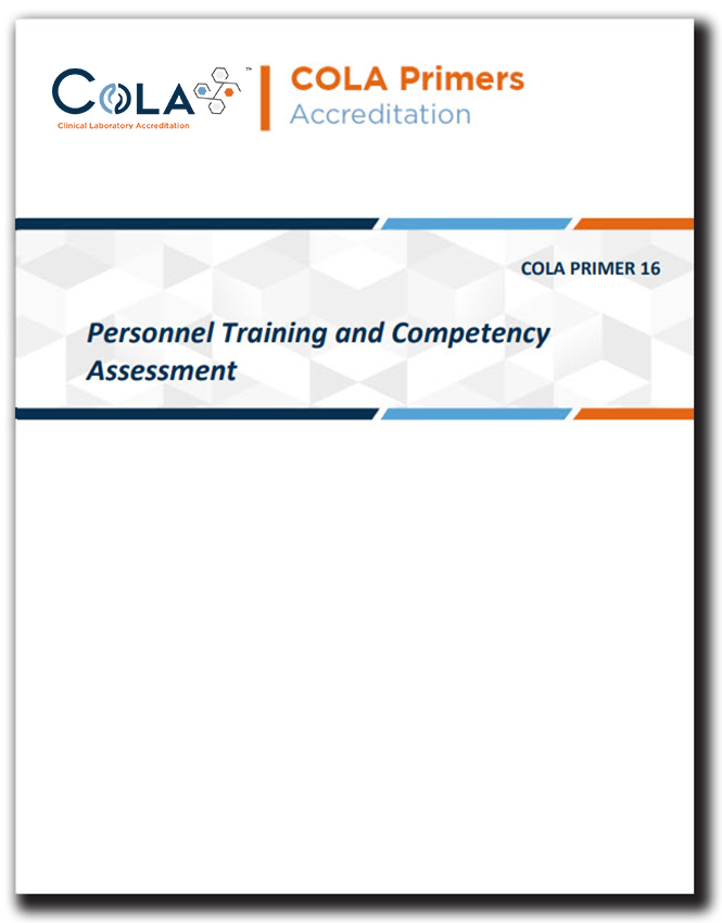 Personnel Training and Competency COLA Primer
