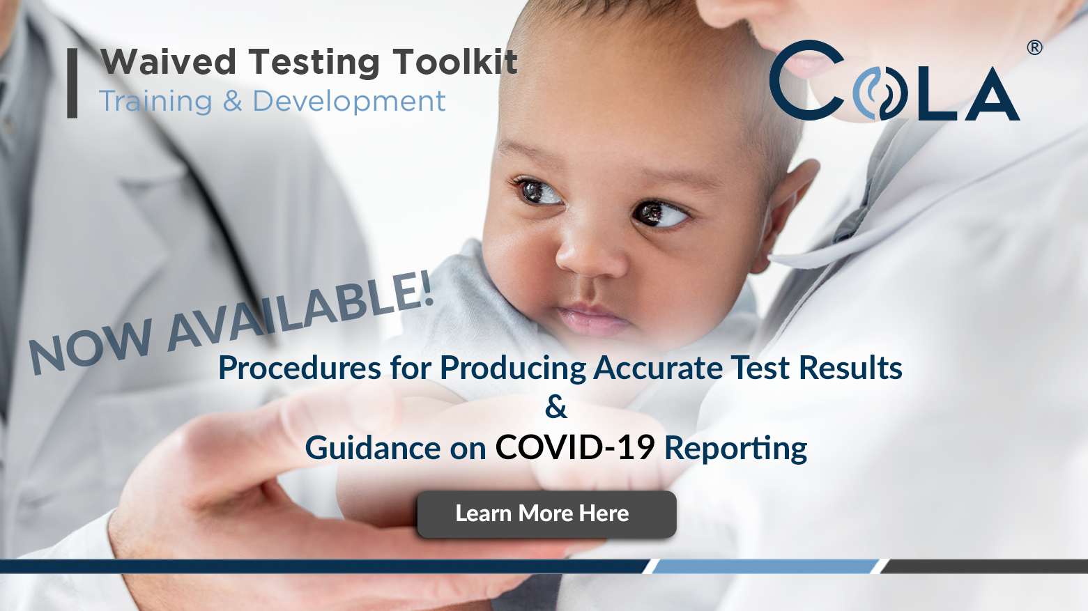 COLA launches new toolkit for waived laboratories with guidance on COVID-19 reporting